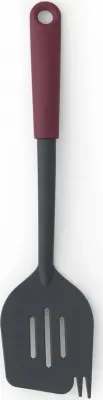 Brabantia Tasty+ Spatula and Fork Aubergine Red