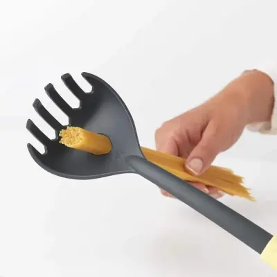 Brabantia Tasty+ Spaghetti Spoon, Yellow, 1-Person Measure
