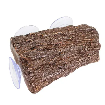 Platforma za sunčanje kornjača od smole - Simulirana kora Veličina 21x12x4cm Smeđa