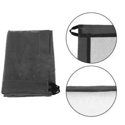 Pet Safety Net: Portable Protection for Dogs and Cats - 2 Sizes Crna