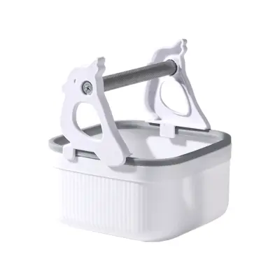 Mali desktop stalak za treniranje ptica - Stalak za treniranje papiga s aluminijskim stalkom Bijela