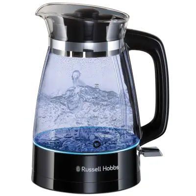 Kuhalo za vodu Hourglass 26080-70 Crna/Prozirna