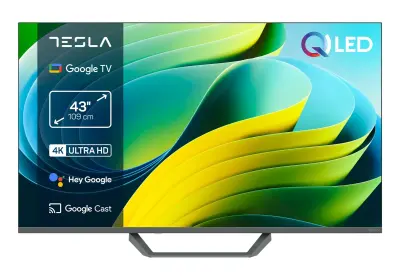 TESLA Q43E655GUS, 109,2 cm (43"), QLED, UHD 4K Smart TV, Google TV