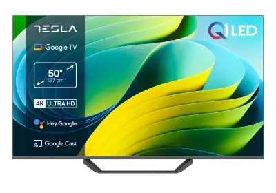 TESLA Q50E655GUS, 127 cm (50"), QLED, UHD 4K Smart TV, Google TV