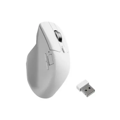 Keychron M6 bežični miš / PixArt 3950 (8000 Hz) / svi tihi mikroprekinuti / bijela / M6S-A24