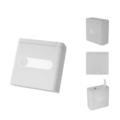 Mini Bluetooth termalni pisač naljepnica - Prijenosni izrađivač naljepnica za dom i ured Bijela