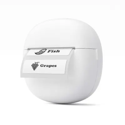 58mm Mini Portable Thermal Printer - Bluetooth Label & Receipt Printing Bijela
