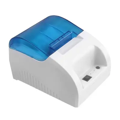 58mm termalni Bluetooth USB pisač računa - kompatibilan s prijenosnim i stolnim računalima Plava + Bijela
