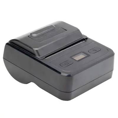 80mm Bluetooth termalni printer - Prijenosni USB + Bluetooth izrađivač naljepnica Crna