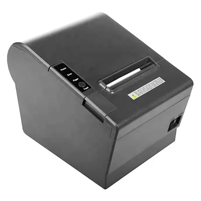 80mm automatski rezač termalni pisač računa - USB + Bluetooth povezivanje Crna