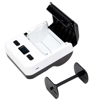80mm Prijenosni Bluetooth termalni pisač naljepnica - USB + Bluetooth povezivost Crno-bijela