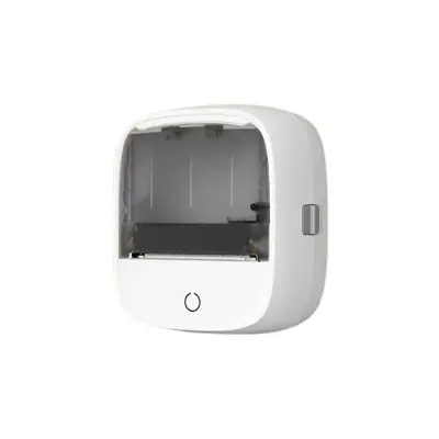 Mini Bluetooth termalni pisač naljepnica - Prijenosni i bežični za kuću i posao Siva