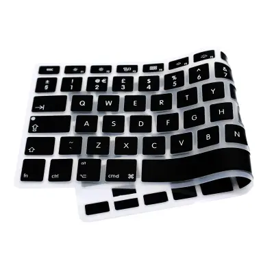 Kompatibilna silikonska navlaka za tipkovnicu za MacBook Pro 16/13" Crna