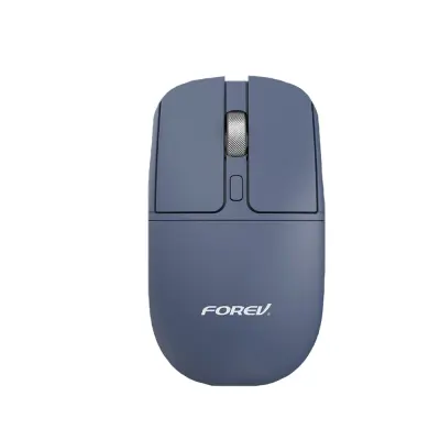 Bežični miš - Jednostruki 2.4G + Bluetooth dvostruki način rada, tihi klik, metalni kotačić Plava
