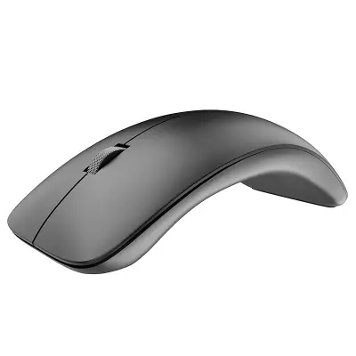 2.4G bežični ergonomski miš - Udoban hvat, visoka preciznost, magnetski poklopac Crna