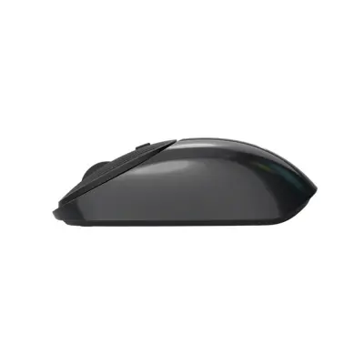 Bežični miš: Ergonomski, Tihi klik, 2.4G bežični, Punjivi optički miš Crna