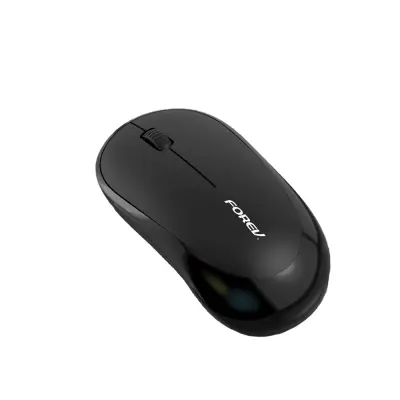 Prijenosni 2.4GHz bežični miš s USB prijemnikom, optički miš 1200 DPI za prijenosno računalo Crna