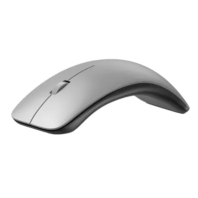 2.4G bežični ergonomski miš - Udoban hvat, visoka preciznost, magnetski poklopac Srebrna