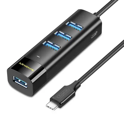 Type-C na 4-portni USB 3.0 Hub - Brzi prijenos podataka i proširenje Nema podataka