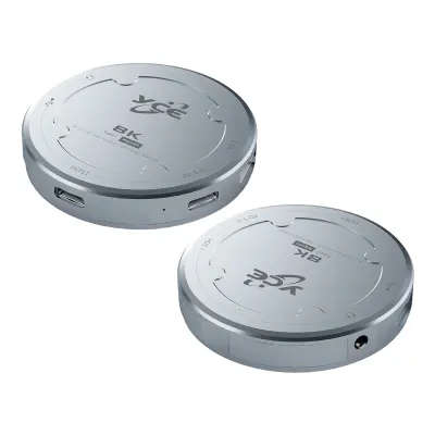 V195J Pretvarač: Type-C na PD3.0+M.2 NVMe+HD2.1+3.5Audio+USB2.0 Magnetsko kućište tvrdog diska Siva