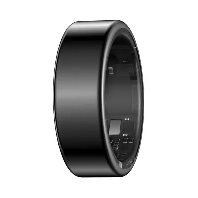 IP68+5ATM Vodootporni pametni prsten: Pratite fitness i san sa stilom Crna
