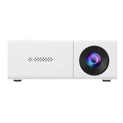 Mini 3D projektor za kućno kino, prijenosni, 1080P dekodiranje Bijela