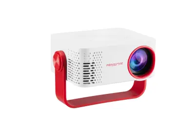 Prijenosni kućni 1080P HD projektor s više opcija povezivanja Bijela+Crvena