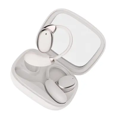 OWS Open-Ear Wireless Bluetooth 5.4 Earphones - Secure Fit, Superior Sound Bijela