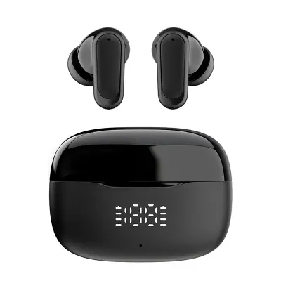 SP18 Crne Bluetooth slušalice: Bežične 5.3, Dugo trajanje baterije Crna