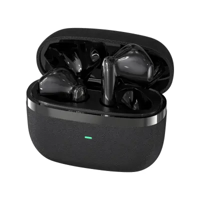 J11max bežične slušalice: Bluetooth 5.4 slušalice s ENC mikrofonom Crna