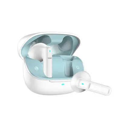 TWS bežične Bluetooth slušalice s Quad-Mic ENC poništavanjem buke Bijela