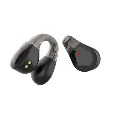 True Wireless Bluetooth 5.4 Clip-On slušalice s poništavanjem buke Crna