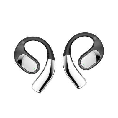SP39  Bluetooth slušalice s galvaniziranim premazom - otvoreni dizajn Crna
