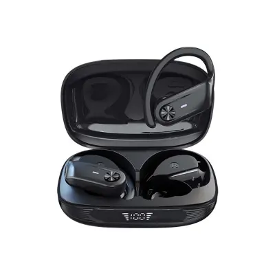 HIFI slušalice za sportske uši koje poništavaju buku, Bluetooth 5.4, 45H reprodukcije Crna