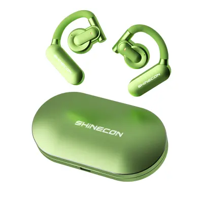 Ljubičaste Bluetooth 5.3 slušalice: dugo trajanje baterije, udobnost Zelena