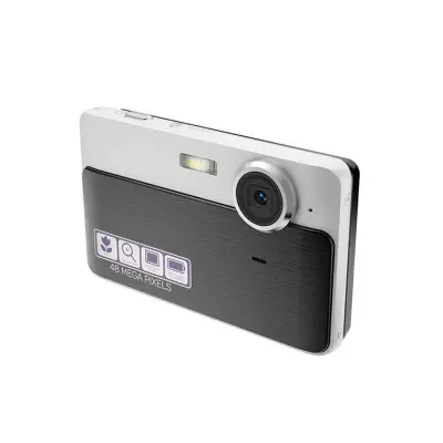 Kompaktni crni digitalni fotoaparat - 48MP, 16x zum, stabilizacija slike Crna