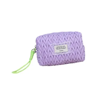 Chic Purple Pillow Pouch: Prijenosni Organizator Kozmetike
