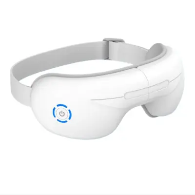 Masirač za oči s vibracijom, toplinom, Bluetooth glazbom i glasovnim prijenosom Bijela