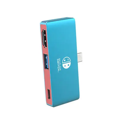 3-u-1 Type-C na HDMI adapter s 4K HDMI, USB 3.0 i PD punjenjem Plava/Tamno plava