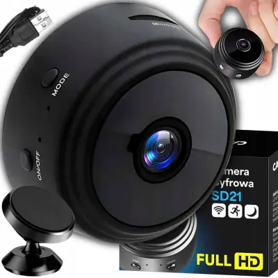 Punjiva mini WiFi Full HD web špijunska kamera s magnetom