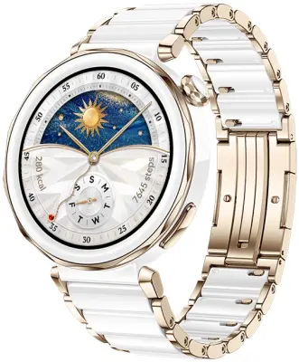 Obnovljen - kao nov - Pametni sat Huawei Watch GT 5 Pro 42mm Ceramic White (Jana-B29C)