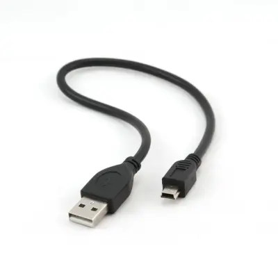 CCP-USB2-AM5P-1 USB 2.0 kabel A na mini, 0,3 m, crni