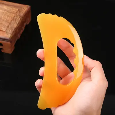 Gua Sha alat za ručnu masažu Žuta