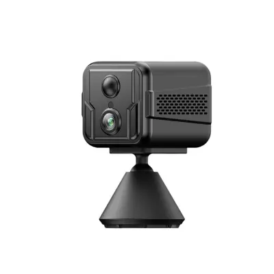 WiFi Enabled Low Power Consumption Security Camera with Night Vision Crna