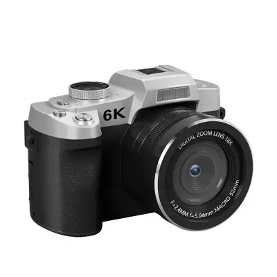 6K Retro Mirrorless Digitalni Fotoaparat - 84MP, 6K Video, 3.0" Okretni Zaslon Crna