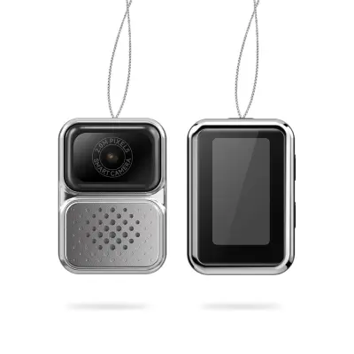 Mini kamera: Moderan fotoaparat s bljeskalicom, 480p HD videom i 0,96" IPS zaslonom Siva