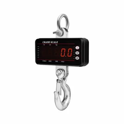 500kg LED Display Digital Hanging Scale - Battery Powered Crane Scale Crna