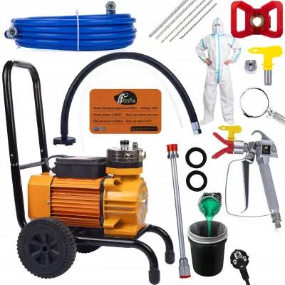 Bezzračni Raspršivač Strong Orange Storm SOS03 – 3500W, 22MPA, 18L/Min | Nehrđajući Čelik 304