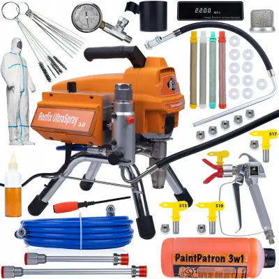 Raspršivač Bez Zraka Tornado RT3 UltraSpray – 2200W, 22MPA, 2.5L/Min | LCD, Elektronska Regulacija