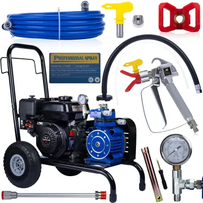 Raspršivač Bez Zraka Blue Strong Hurricane 1690 BSH01 – 6.5HP, 22MPA, 18L/Min | Nehrđajući Čelik